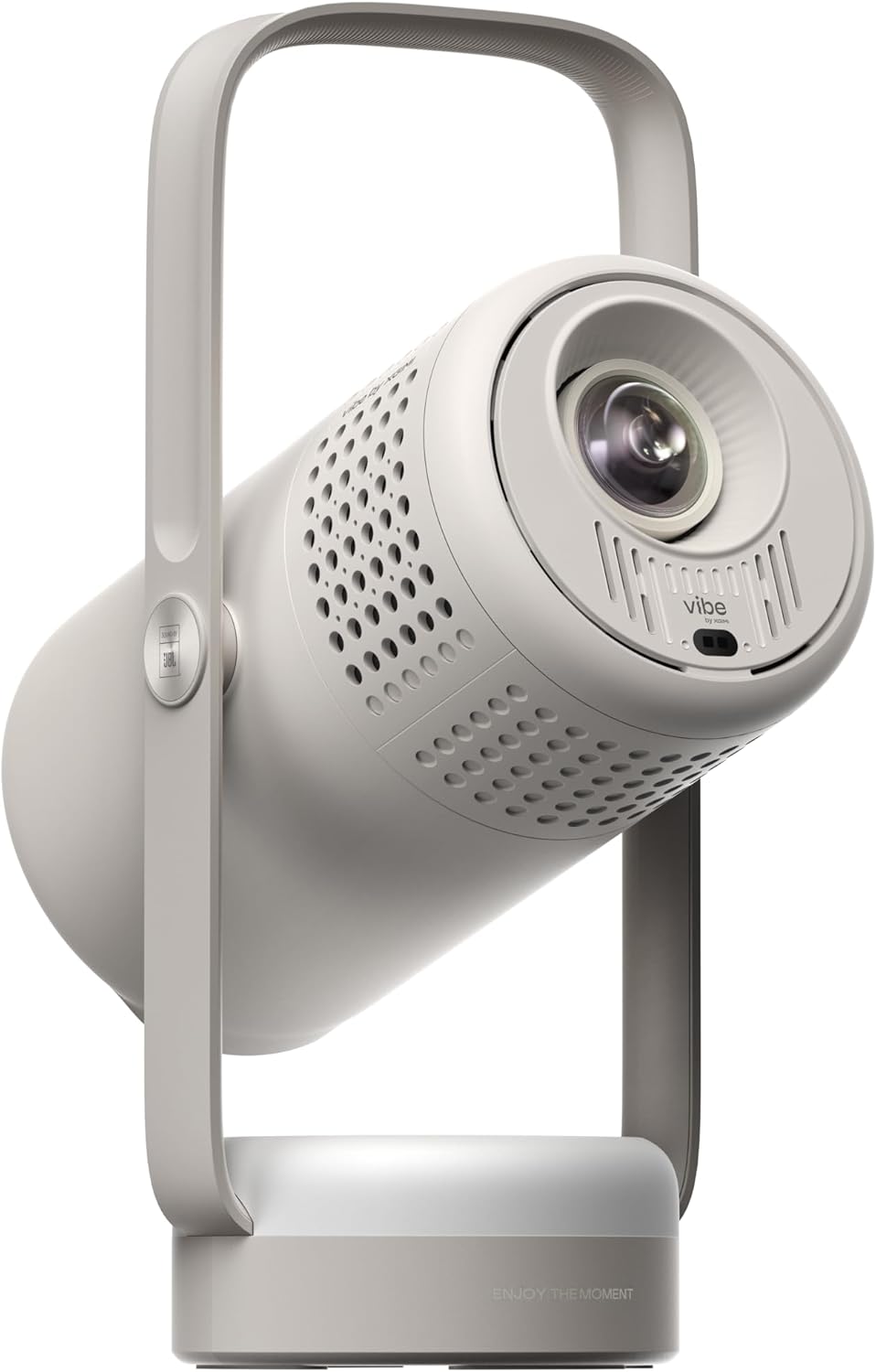 XGIMI Vibe One mit Akku Smarter tragbarer mini Beamer - 1080p mit Google TV und Netflix - JBL Sound Autofokus und automatische Trapezkorrektur - Cloud Ash für Zuhause und Outdoor