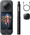 Insta360 X5 Auf Gehts Bundle - wasserdichte 8K 360 Grad Kamera in Nachtschwarz - austauschbare Linsen und 3 Stunden Akku - Stabilisierung und Windschutz