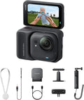 Insta360 GO Ultra Creator Bundle Nachtschwarz - freihändige 4K Mini Cam mit FlowState Stabilisierung - 200 Minuten Akku und 10m wasserdicht - mobile Kamera mit starker Low Light Leistung