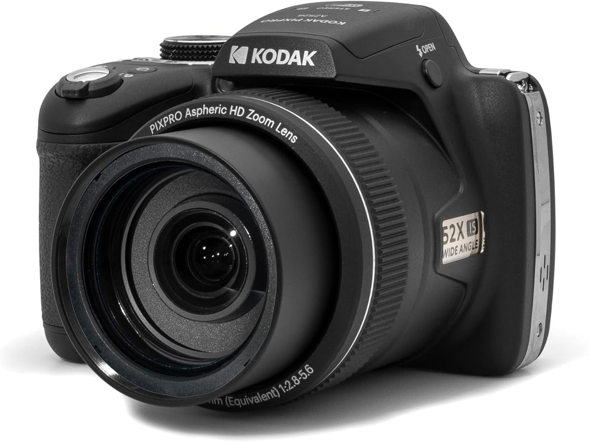 KODAK Pixpro Astro Zoom AZ426 - 20 MP Bridgekamera mit 42-fach optischem Zoom - 24 mm Weitwinkel und Bildstabilisator - Full HD Video in Schwarz
