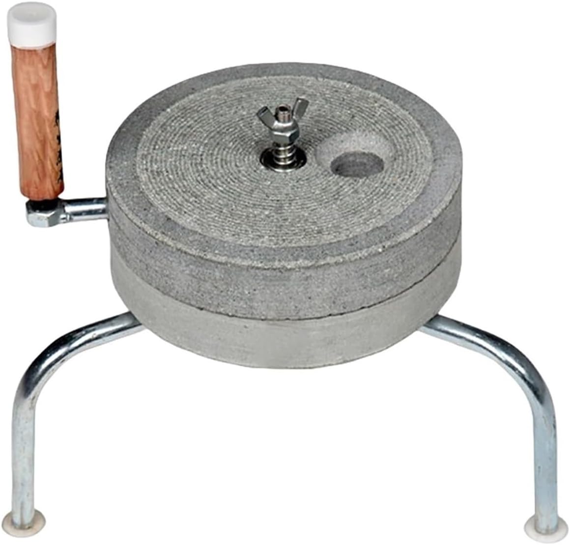 Manuelle Lebensmittelmühle - Handgetreidemühle mit Edelstahlständer - Getreidemühle für Weizen und Mandeln - Mechanisches Mahlwerk für die Küche