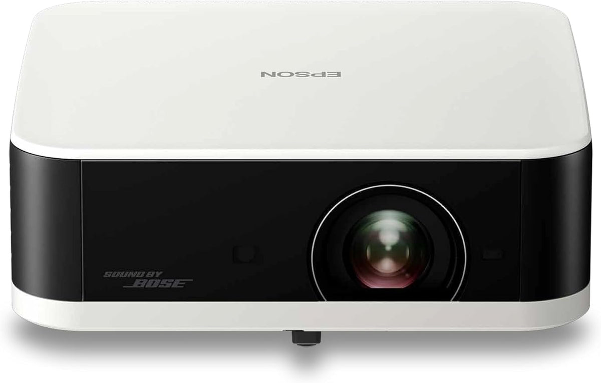 Epson Lifestudio Pop EF-61W Smart Projektor - Full HD 1080p mit Google TV - integrierter Bose Sound und LED Projektion - Diamantweiß für Heimkino