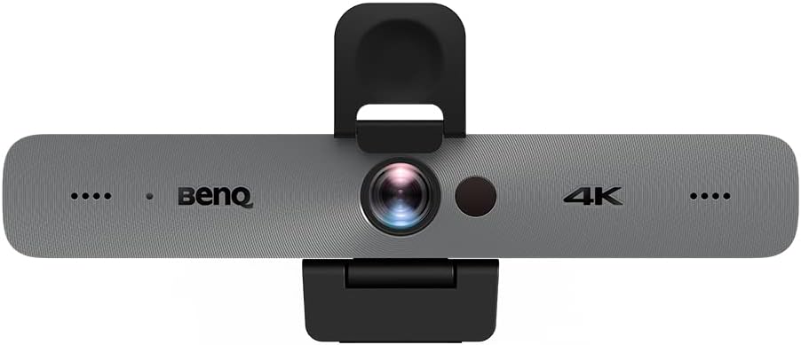BenQ DVY32 Smart 4K UHD Videokonferenzkamera - 4K Video mit 30 Bildern pro Sekunde - 120 Grad Sichtfeld - CMOS Kamera mit HDMI und USB Anschlüssen