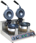 Kommerzieller Eiscreme Burger Maker - Hamburger Toastmaschine mit Kantenversiegelung - Antihaft Sandwich Presse für gefüllte Brote - Gerät für Bäckerei Restaurant und Snackbereich