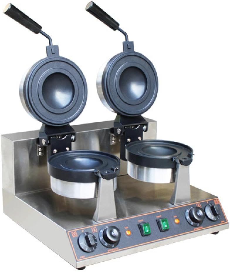 Kommerzieller Eiscreme Burger Maker - Hamburger Toastmaschine mit Kantenversiegelung - Antihaft Sandwich Presse für gefüllte Brote - Gerät für Bäckerei Restaurant und Snackbereich