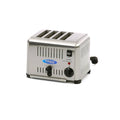 Maxima Gastro Toaster - 4 Scheiben Brot mit 1800W Leistung - Edelstahlgehäuse für gewerblichen Einsatz - professioneller Toaster für Gastronomie Frühstück und Buffet