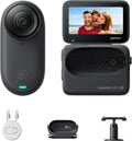 Insta360 GO 3S 128 GB - tragbare 4K Mini Kamera in Schwarz für Vlogs Reisen und Outdoor - 140 Minuten Akku und bis 10m wasserdicht - Stabilisierung KI Bearbeitung und Apple Find My