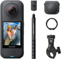 Insta360 X4 Air Motorrad MultiView Bundle - 8K 360 Grad Action Kamera mit nur 165 g - Austauschbare Linsen und FlowState Stabilisierung - Mit Windschutz für Motorradaufnahmen
