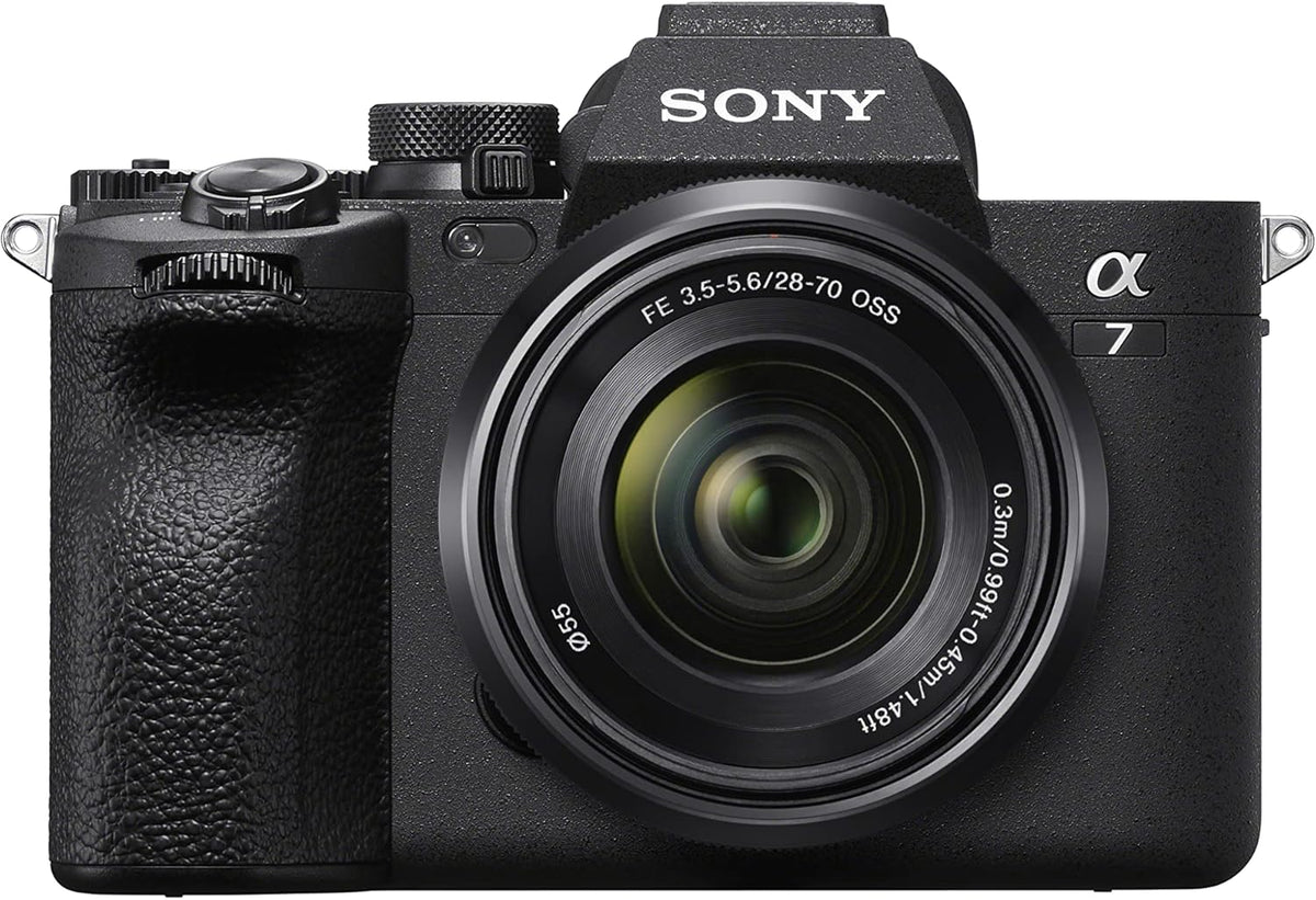 Sony Alpha 7 IV Vollformat Systemkamera - 33 MP Kamera mit 28 bis 70 mm Objektiv - Echtzeit Autofokus und 10 Bilder pro Sekunde - 4K 60p Video Touchscreen und Hybridfunktionen