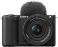 Sony Alpha ZV-E10 II Spiegellose APS-C Videokamera mit 16-50 mm f3.5-5.6 - 26MP CMOS Sensor und 4K60p - 4 zu 2 zu 2 10Bit Aufnahme - digitale Stabilisierung und Echtzeit Auto Augenfokus