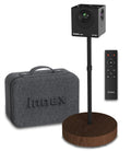 Innex Cube 4K 360 Grad Konferenzkamera - KI Videokonferenz Webcam mit zwei Mikrofonen - Fernbedienung und Plug and Play USB - Für Zoom Microsoft Teams und Besprechungsräume