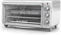 Black + Decker TO3265XSSD Crisp N Bake Air Fry Toaster - Extra breiter Heißluft Toaster mit 17 Liter Kapazität - Mit Timer - Silber für Backformen 22,9 x 33 cm