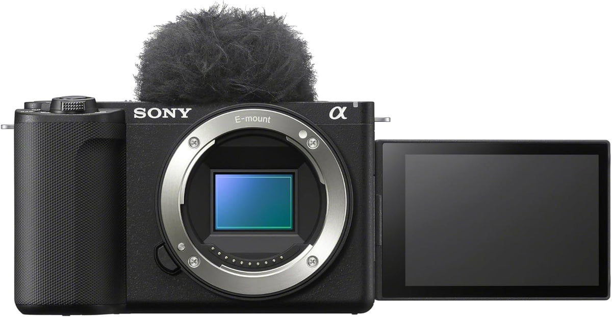 Sony Alpha ZV-E10 II Spiegellose APS-C-Videokamera - 26MP CMOS Sensor mit 4K60p Video - 4 zu 2 zu 2 10Bit Aufnahmen - digitale Stabilisierung und Echtzeit Autofokus für Content Creator